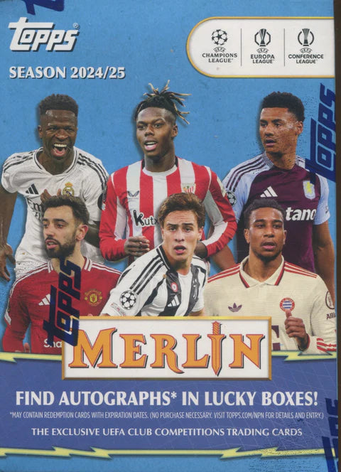 2024-25 Topps Chrome Merlin Soccer Blaster Box