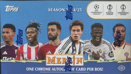 2024-25 Topps Chrome Merlin Soccer Hobby Box