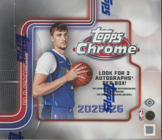 2025-26 Topps Chrome Basketball Jumbo Box