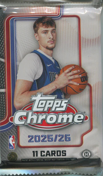 2025-26 Topps Chrome Basketball Jumbo Pack