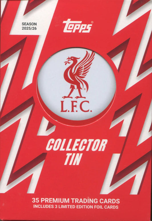 2025-26 Topps Liverpool Soccer Collector Tin