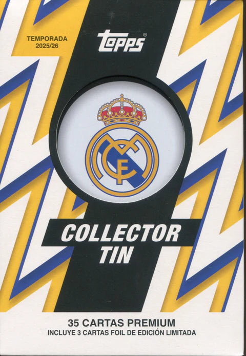 2025-26 Topps Real Madrid Soccer Collector Tin