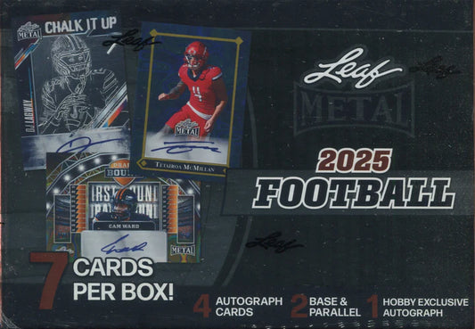 2025 Leaf Metal Football Hobby Box