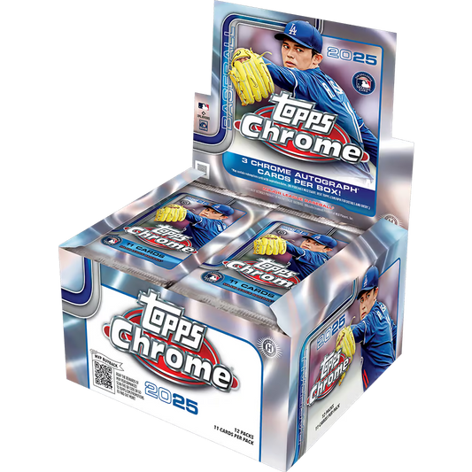 2025 Topps Chrome Baseball Jumbo Box