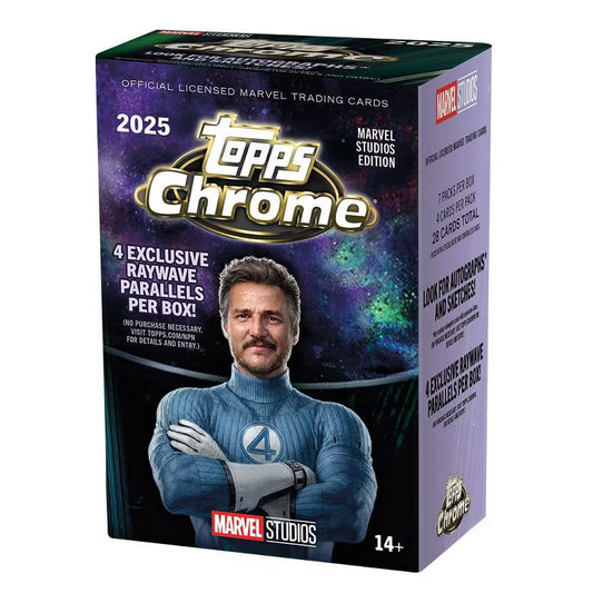 2025 Topps Chrome Marvel Studios Blaster Box