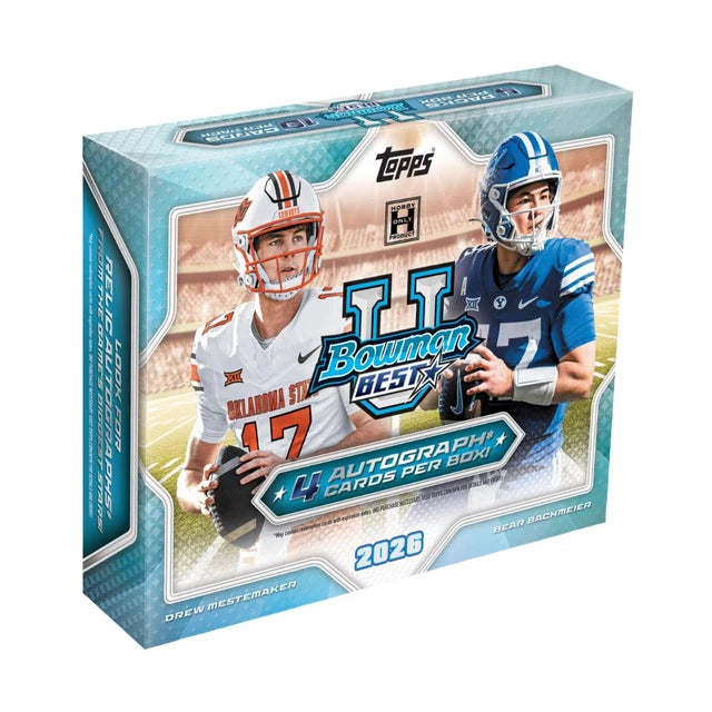 2026 Bowman Best U Football Hobby Box