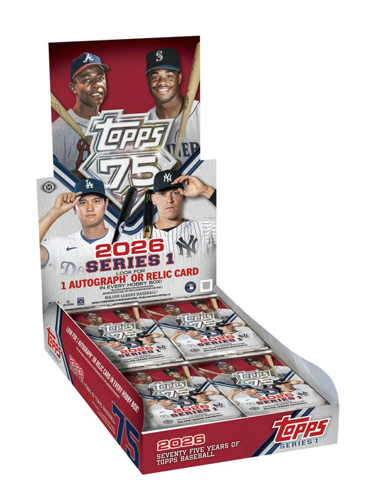 2026 Topps Baseball Series 1 Hobby Box