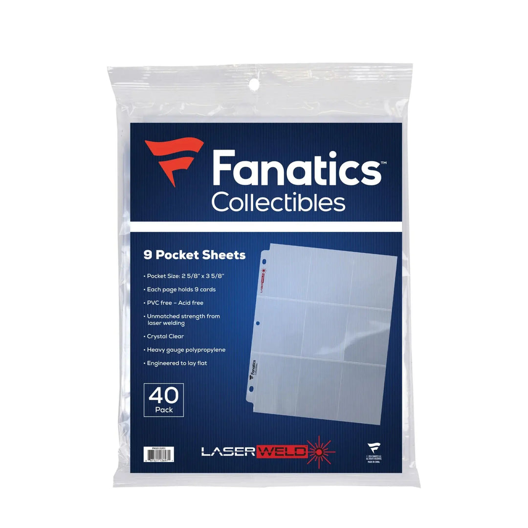 Fanatics 9 Pocket Sheet Pack