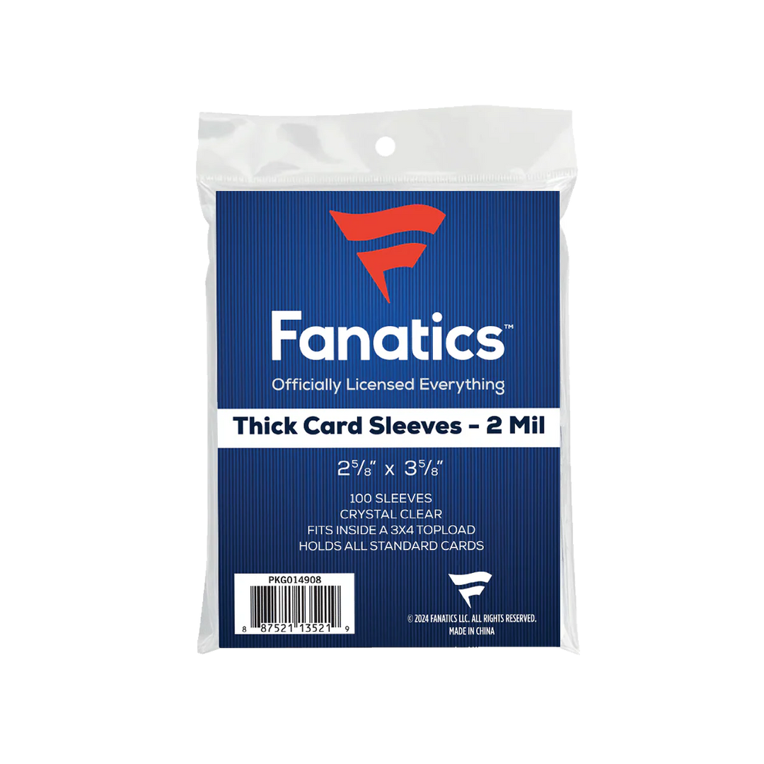 Fanatics Cards Sleeves Thick