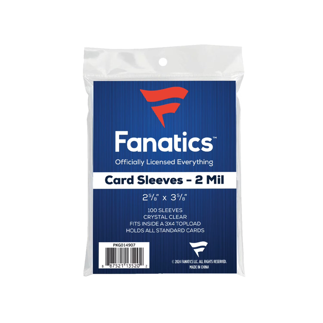 Fanatics Soft Sleeves 100 Ct Pack