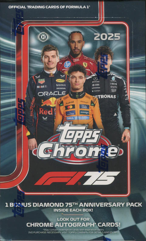 2025 Topps Chrome Formula 1 Racing Hobby Box